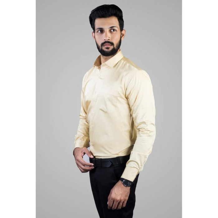 Cream colored dress shirts for men