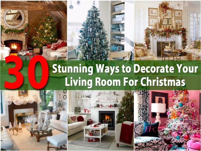 Christmas room living tree ideas decorating classic garland baldwin glow jan credit let