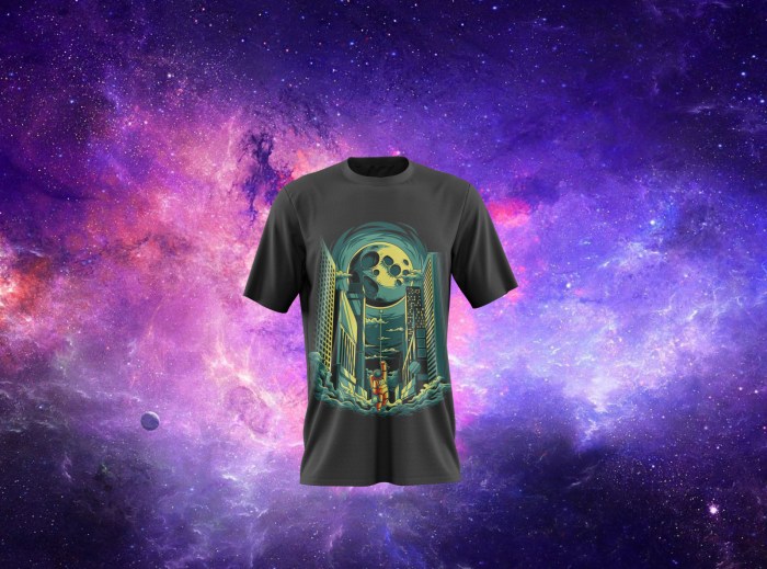 Men's galaxy dress shirt