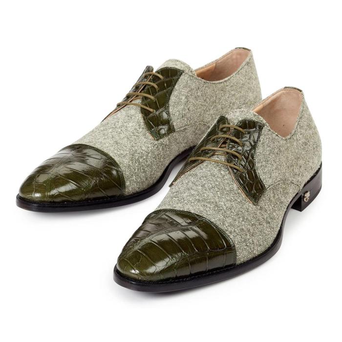 Mens Fabric Dress Shoes Elevate Your Style with Sophistication