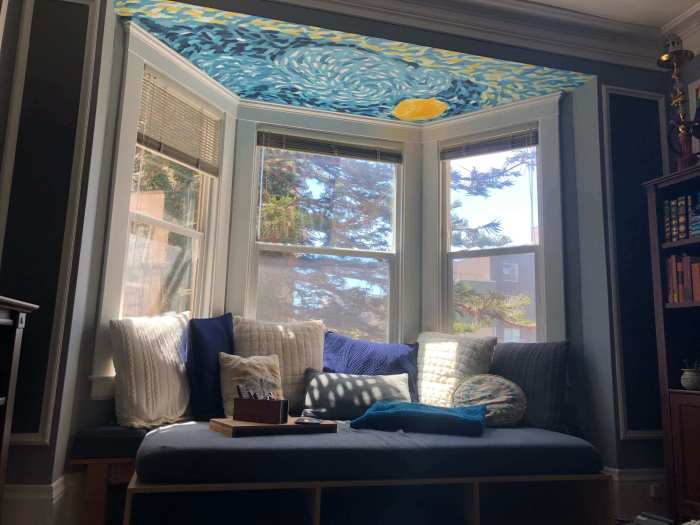 How to decorate a window nook